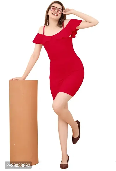 Buy FOREVER NEW Green Solid Cowl Neck Polyester Lining Womens Bodycon Dress  | Shoppers Stop