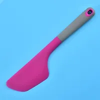 Ramkuwar Silicone Spatula Non Stick Heat Resistant Kitchen Spatula Perfect for Baking Cooking Scraping and Mixing Ultimate DarkPink Pack 2-thumb3