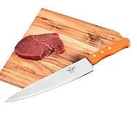 Ramkuwar Sharp Chopping Knife with Stainless Steel Blade Chef Cooking Knife with Wooden Handle-thumb2