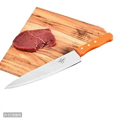 Ramkuwar Sharp Chopping Knife with Stainless Steel Blade Chef Cooking Knife with Wooden Handle-thumb3