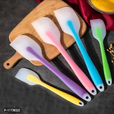 Baskety Spatula Silicone Multi Color 27 cm Pack of 2