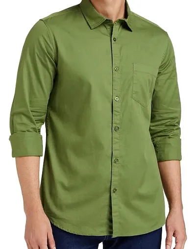 Best Selling Cotton Blend Long Sleeves Casual Shirt 