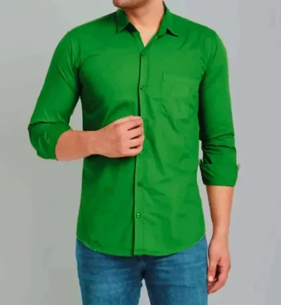 Comfortable Polyester Long Sleeves Casual Shirt 