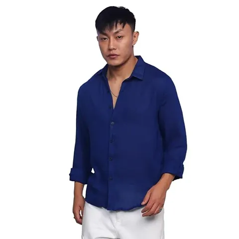 Comfortable Polyester Long Sleeves Casual Shirt 