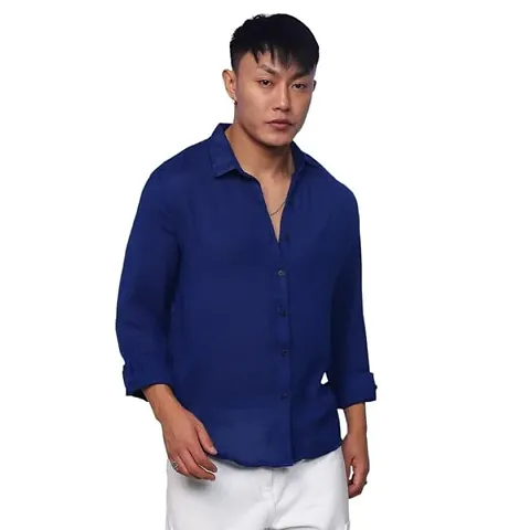 Comfortable Polyester Long Sleeves Casual Shirt 