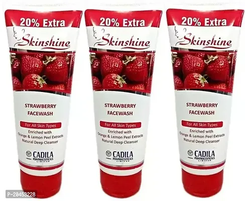 Face wash Skinshine Strawberry for acne free skin 3pc (70x3)ml