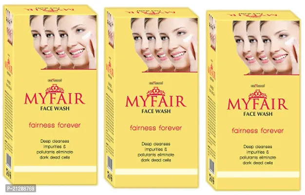 My fair face wash 3pc set (60x3)ml