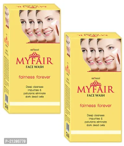My Fair face wash set of 2 pc (60+60)ml to remove dead cell of face skin-thumb0