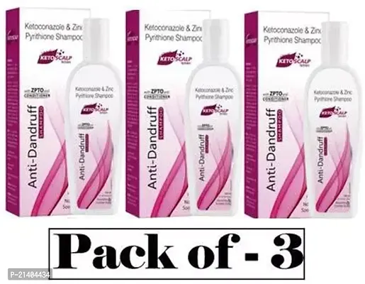 KetoSclap Anti Dandruff Shampoo 3pc pack (100 x 3)ml-thumb0