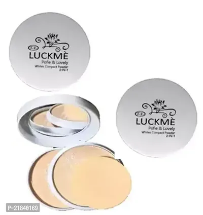 Luckme Pofie  Lovely  (2-in -1) Face powder 2pc-thumb0
