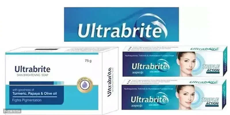 Ultrabrite  1 Soap and 2 Cream set (75+15x2)g pack