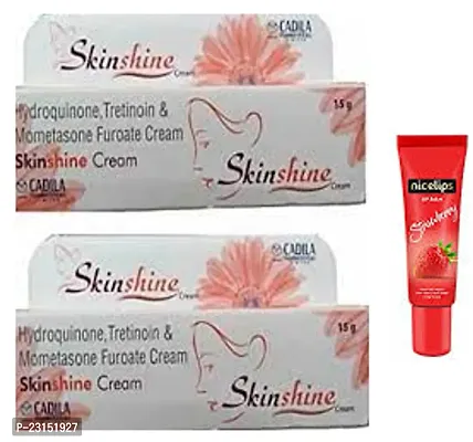 Skinshine Cream 2pc(15x2)g with Nice lip bam(10)g-thumb0