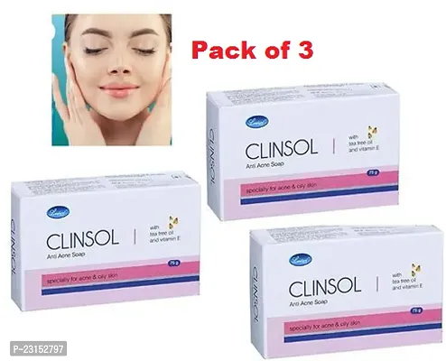 Clinsol Skin Care soap 3pc (75x3)g