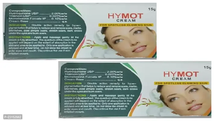 HYMOT Dark circles removing   Face whitening Cream 2pc (15x2)g total weight (30)g