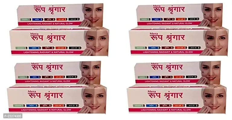 Mera Roop Shiringar Face whitening Night cream 4pc(20x4)pc set to Remove Dark Spot  Pimple