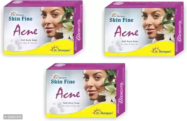 Skin Fine  Acne Soap 3pc (75x3)g To Remove Acne ,Dark spot  Pimple of Face