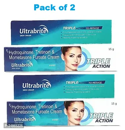 Ultrabrite face whitening  cream 2pc (15+15)g-thumb0