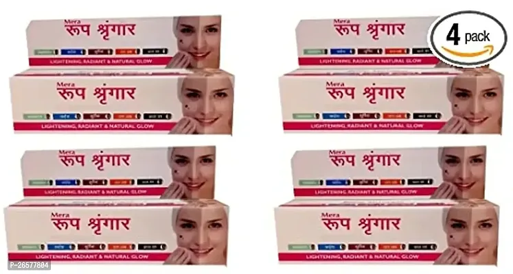 Mera Roop Shringar Face Care Cream 20 Grm Pack of 4(20x4)g