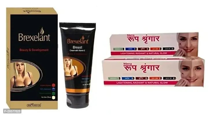 Brexelant Breast Development Cream (60Gm) with Mera Roop Shiringar  Cream (20)g-thumb0