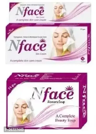 Nface  face whitening cream and Soap (15+75)g set-thumb0