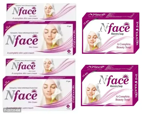 Nface skin care  2 cream (15+15)  2 Soap(75+75)g-thumb0