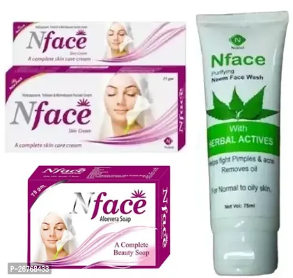 Nface  Cream   Soap (15+75) with Neem face wash(75)g-thumb0