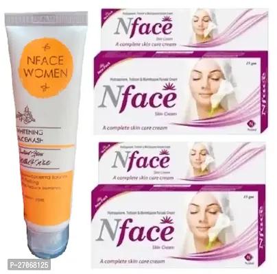 Nface  Women  Facewash  (70) and 2 Cream (15+15g-thumb0