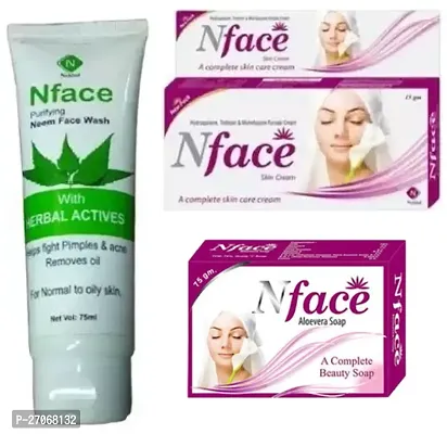 Nface  Neem Facewash + Cream + Soap(70+15+75)g