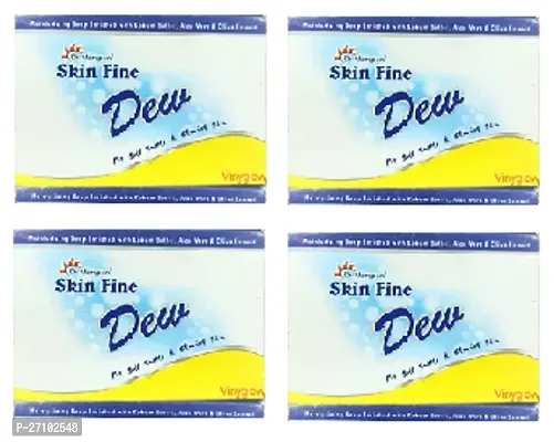 Skin Fine Dew soap 4pc set  (75x4)g for soft skin