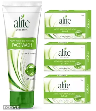 Alite Neem Face wash and  Neem Soap 3pc Combo