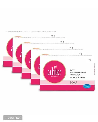 Alite Acne Soap 5pc set (75+75)g for Acne  Pimple removing soap