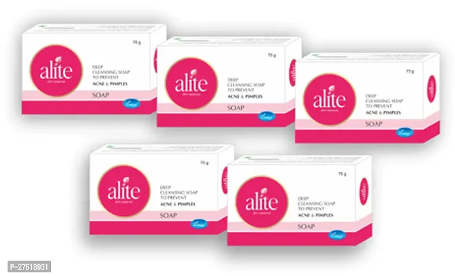 Alite  Acne  Pimple removing soap 5pc combo (75x5)g