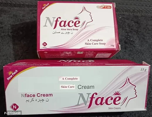 Nface Cream + Soap (15+75)gfor unwanted scars  pimple