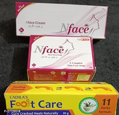 Nface cream + soap (15+75)g with Foot Care cream (25)g