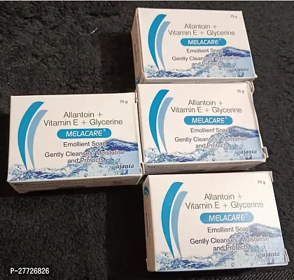 Melacare Viamin E + Glycerin soap 4pc set (75x4)g for unwanted scars-thumb0
