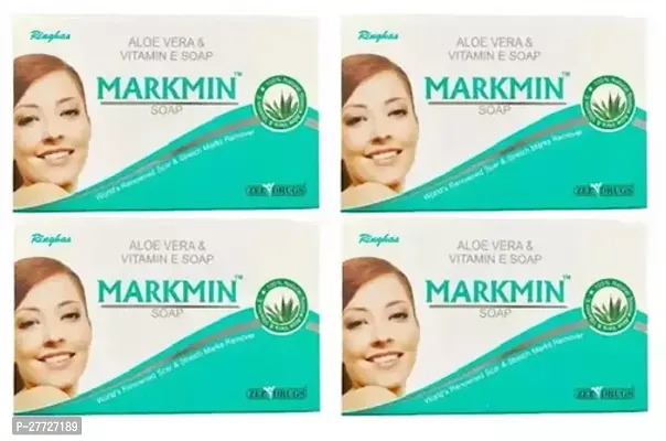 Markmin soap with Alovera + Vitamin E 4pc set (75x4)g-thumb0