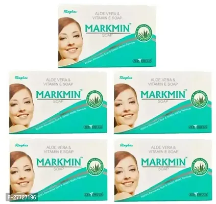 Markmin Alovera + Vitamin E soap 5pc set (75x5)g for unwanted scars  pimple