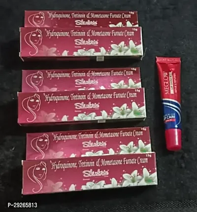 Skinbrite  Night cream 3pc set (15x3)g with meglow lip shiner Lip bam 15g