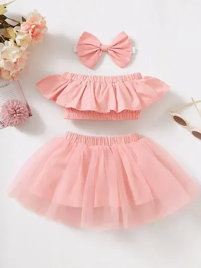 Beautiful Girls skirt set with hairband