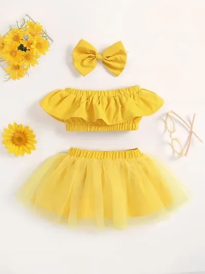 Beautiful Girls skirt set with hairband