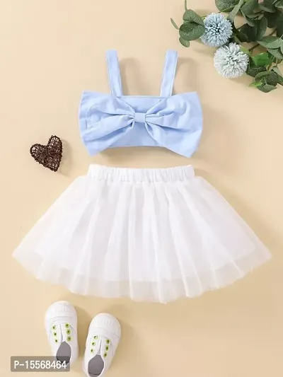 Fancy Satin Clothing Set For Baby Girl