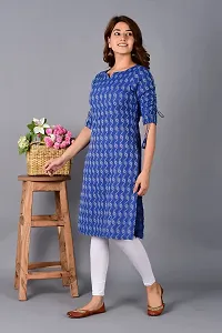 AAIVAN Women's Cotton A-Line Kurta/Kurti for Office and Casual Wear-thumb1