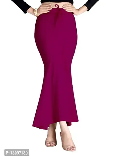Symvi Lycra Saree Shapewear Petticoat for Women, Cotton Blended