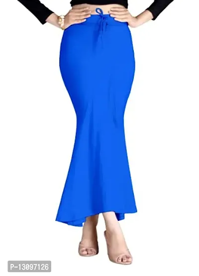 Symvi Cotton Blended Saree Shapewear for Woman (XL, Pink),Size-2XL