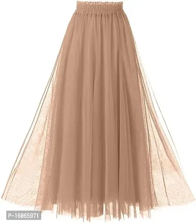 Buy Radhika n Dhaanya creation Net Fabric Tulle Long Skirt Full