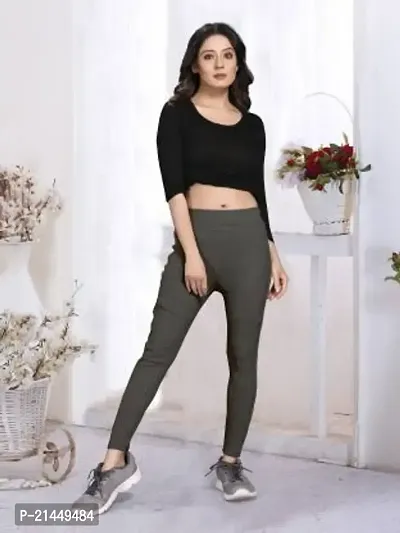 Stylish Cotton Lycra  Jeggings For Women