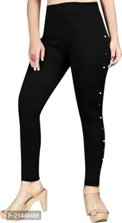 Stylish Cotton Lycra  Jeggings For Women-thumb0