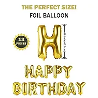 Crelzos- Happy Birthday Decoration Combo 43Pcs Set Foil Banner and Balloons for Girls Adult Wife Girl Friend 1-thumb2