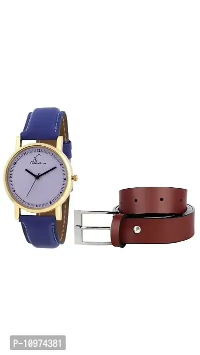 Stylish Look Leatherette Needle Pin Point Belt And Get Watch-thumb0