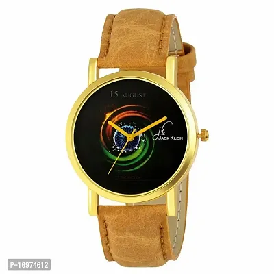 Indian Dial With Brown Synthetic Watch For Men